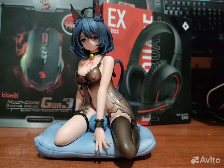 Фигурка аниме кошко-девочка honakai impact