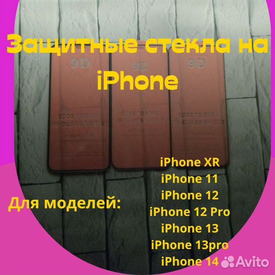 Защитное стекло iPhone в розницу