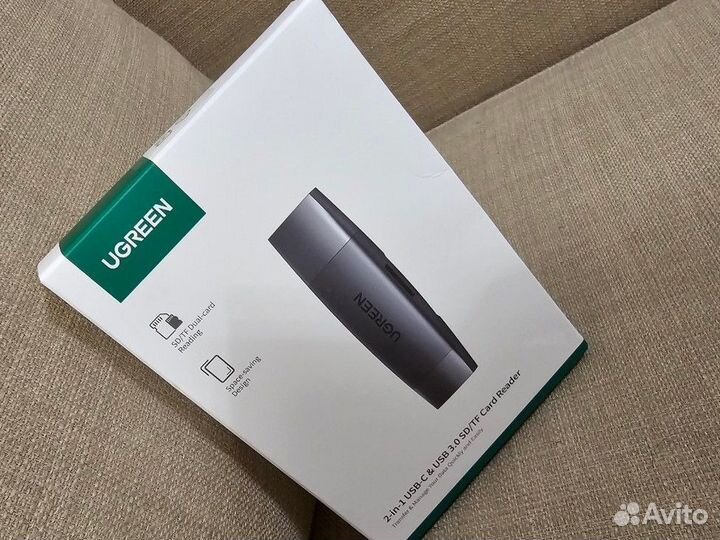 Картидер USB 3.0 + type-c новый