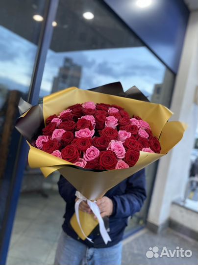 51шт Роза микс