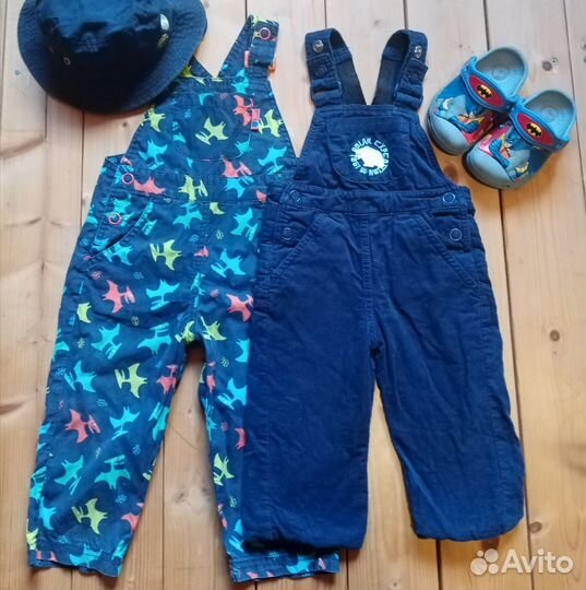 Летняя одежда / обувь на мальчика пакетом 1-2 года