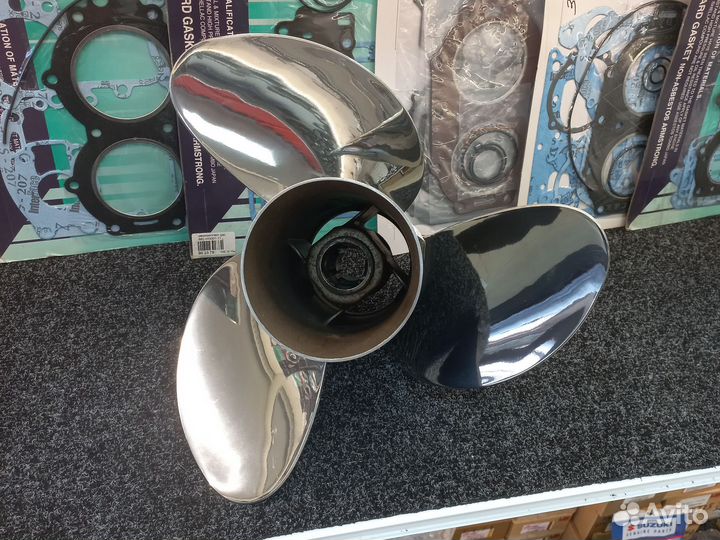 Винт стальной оригинал Mercury 16и 17шаг