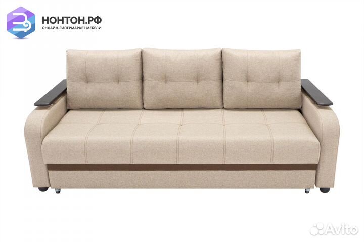 Диван еврокнижка Севилья бежевый