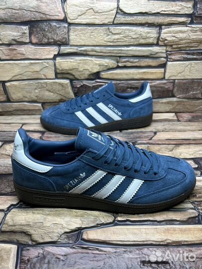 Кроссовки adidas handball spezial navy white 44