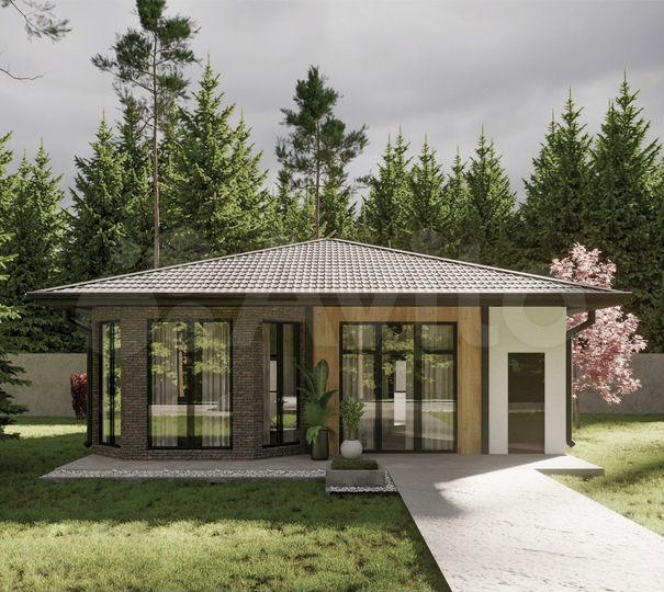 Дом 90 м² на участке 4,4 сот.