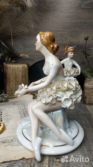 Антиквариат из Европы. Статуэтка Балерина