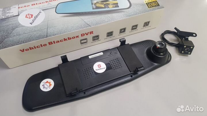 Видеорегистратор зеркало + парковка