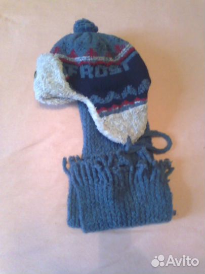 Комплект шапка плюс шарф