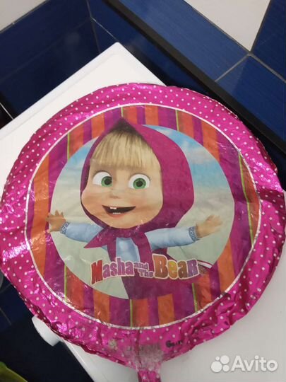 Шары надувные фольгированные, цифра 2