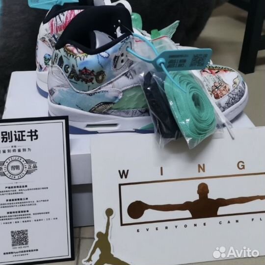 Nike air jordan 5 GS wings (оригинал) женские