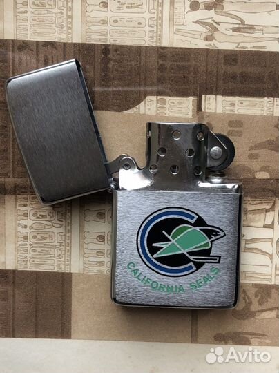 Редкая Zippo California Seals нхл 1966 года