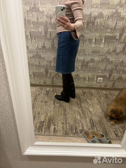 Джинсовая юбка levis