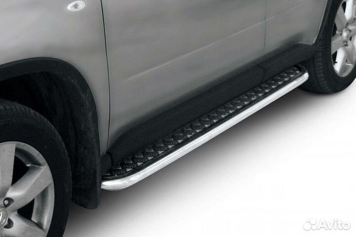 Защита порогов Nissan X-trail (2011)