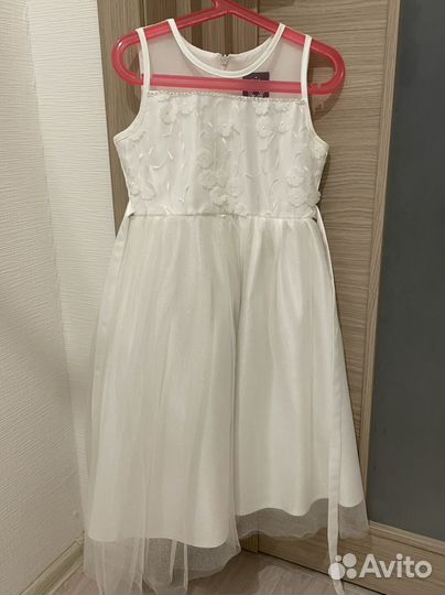 Платье белое 134