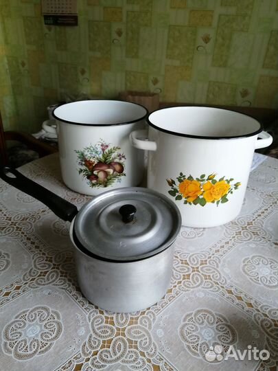 Кастрюля эмалированная СССР