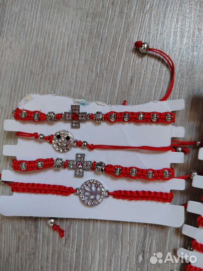 Браслеты красная нить