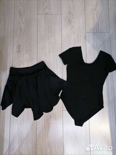 Купальник и юбка латина, 140см