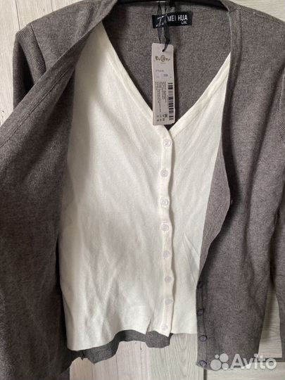 Кардиган кашемировый женский р-р L