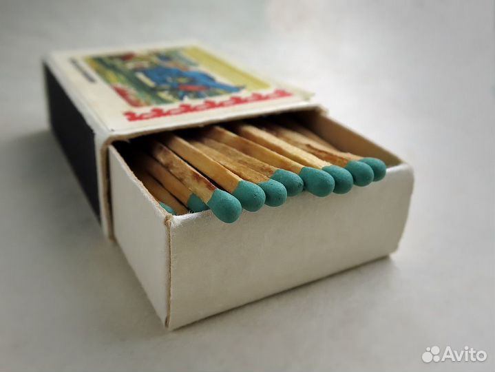 Подарочный набор спичечных коробков времен СССР