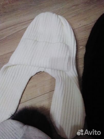 Шапки с ушками с утеплителем