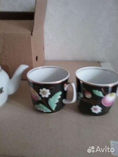 Бокалы фарфоровые 2 шт. Вербилки