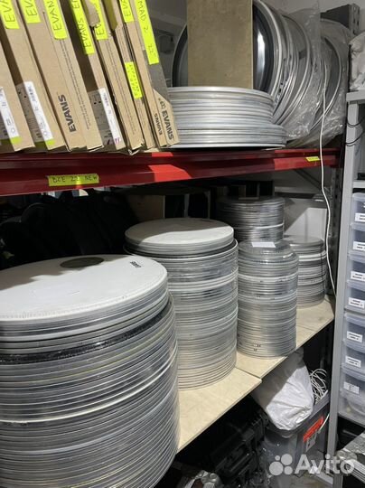 Барабанные пластики remo, yamaha, evans