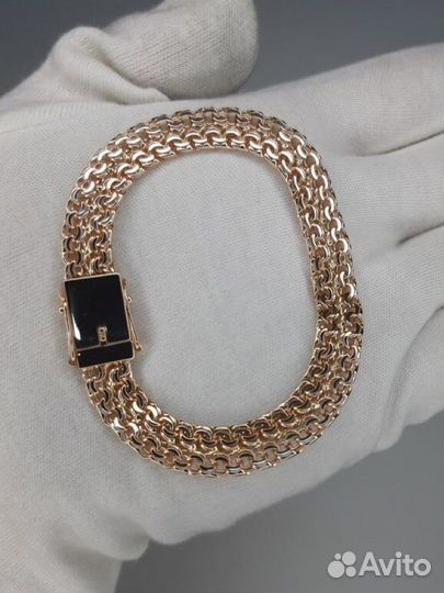 Золотой браслет Двойной Бисмарк 21гр на заказ