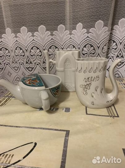 Фарфоровые поилки СССР Вербилки, Кисловодск