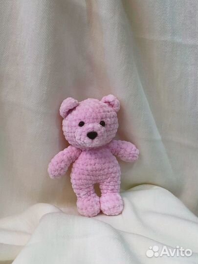 Плюшевый мишка вязаный