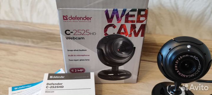 Веб-камера defender c2525 HD Новая