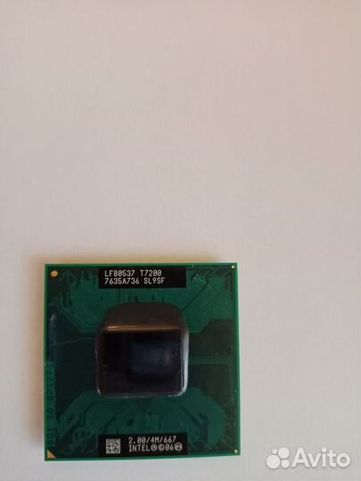 Процессор Intel Core 2 Duo T7200 для ноутбука