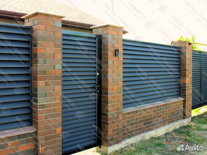 Забор жалюзи