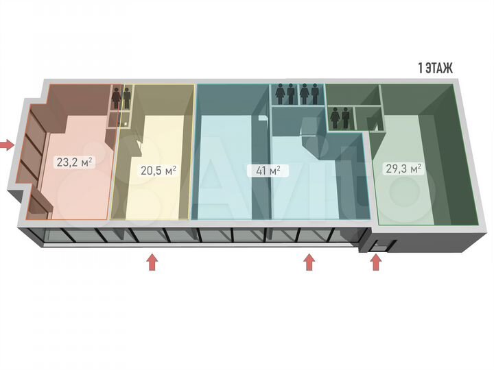 Арендный бизнес 41 м²