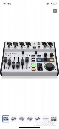 Микшерный пульт behringer flow8