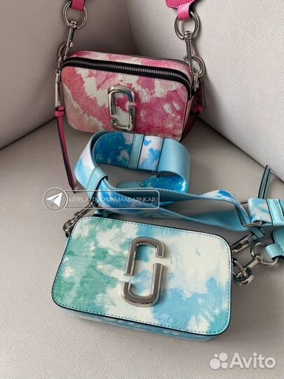 Сумка голубая Marc jacobs