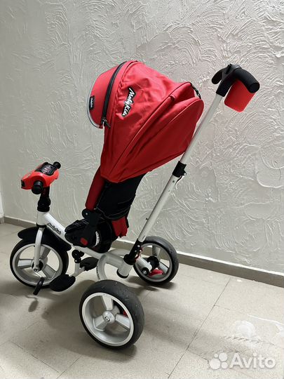 Детский велосипед трехколесный с ручкой