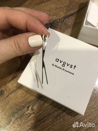 Серьга буква К