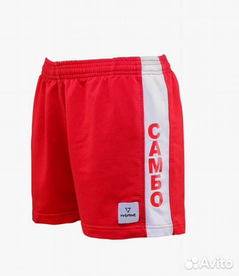 Шорты самбо стиль master (вфс) (40, Красный)