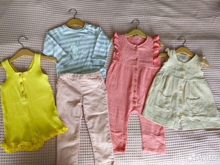 Одежда для девочки 86 на лето пакетом