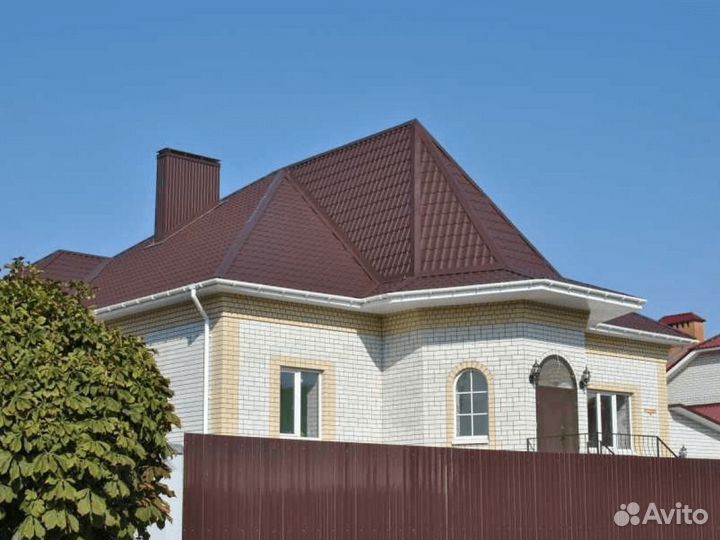 Металлочерепица для кровли шоколад