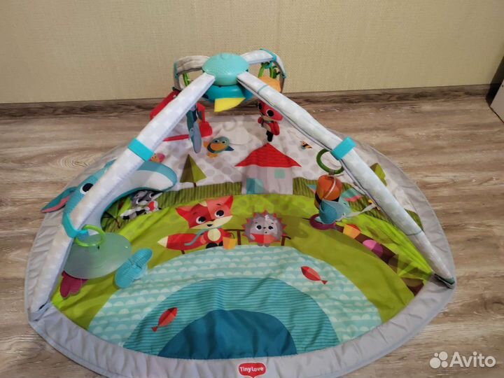 Развивающий коврик tiny love солнечная полянка