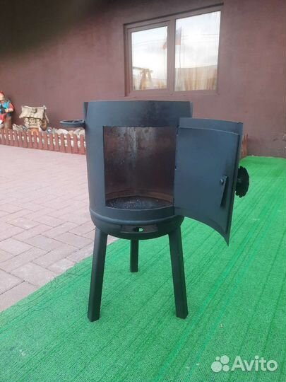 Печь для казана из газового баллона