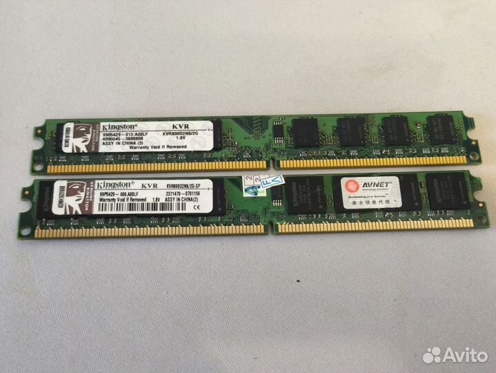 Оперативная память 2*2гб Kingston DDR2