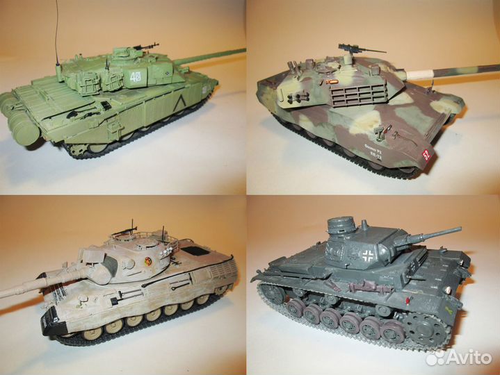1-35 Модель Танка, Боевые машины (более 100 штук)