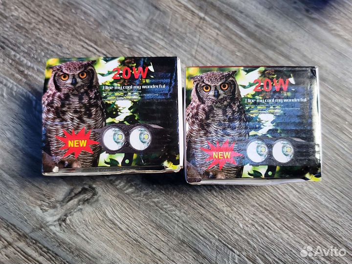 Led фары 2шт. велосипед мотоцикл самокат