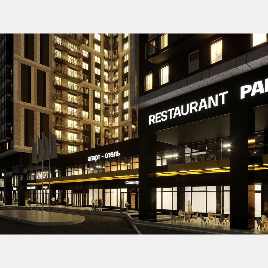 Апартаменты-студия, 40,9 м², 18/18 эт.