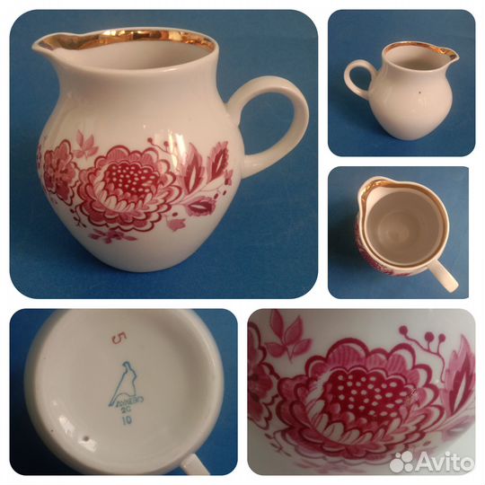 Молочники и бюветницы СССР винтаж