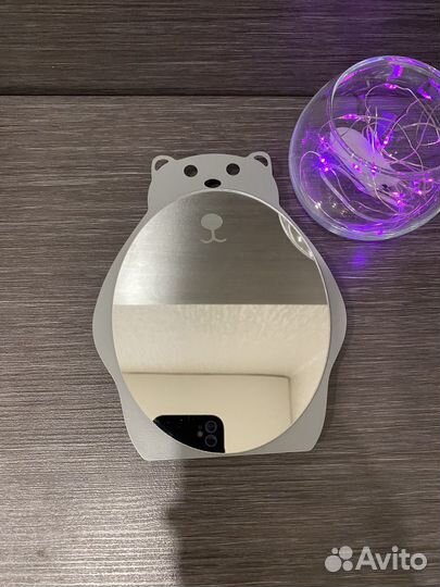 Зеркало настольное в форме мишки