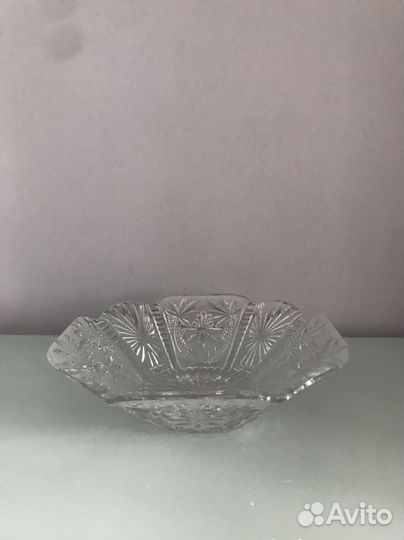 Ваза хрустальная для фруктов