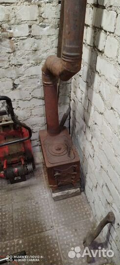 Буржуйка чугунная СССР